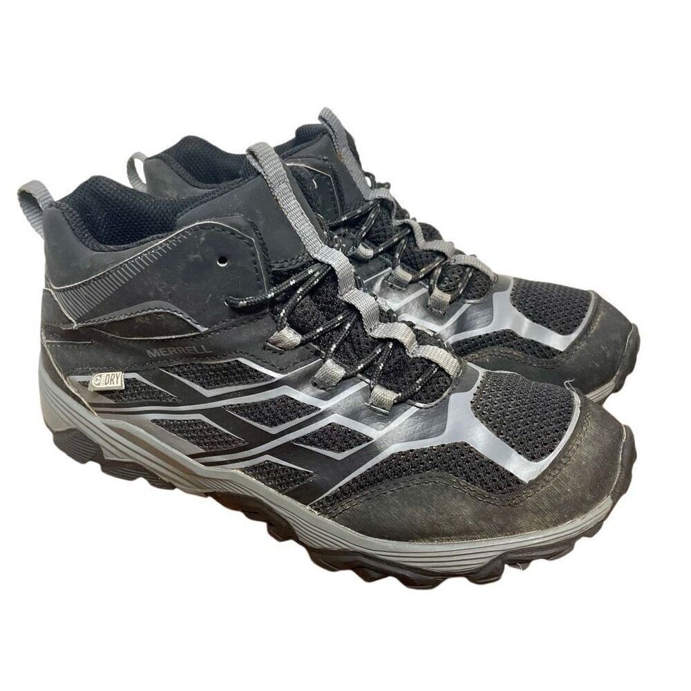 Merrell Hiking‎ Shoes Men Size 7 Moab FST WTRPF MY57967 Gray Black Outdoor